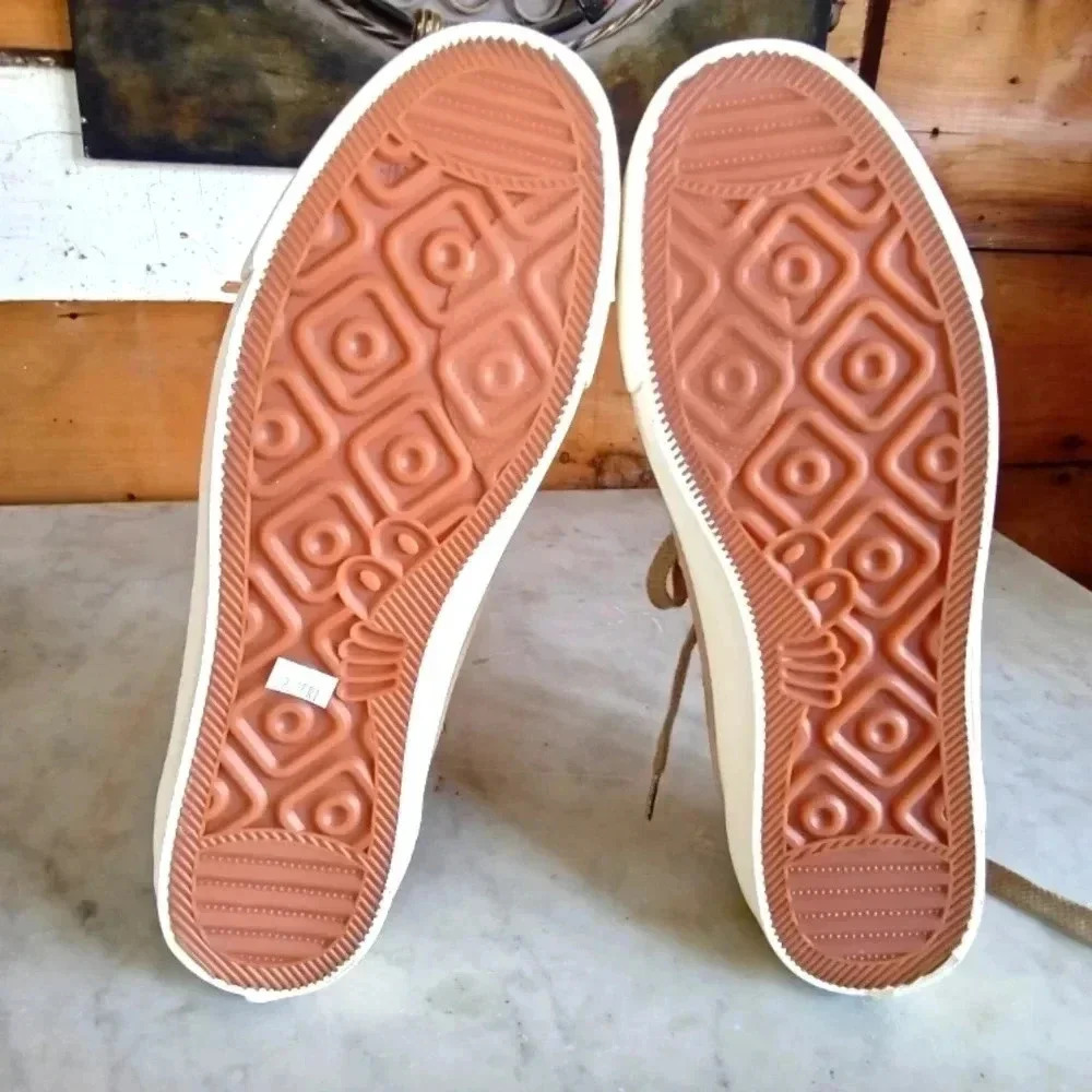 Sneaker Unisex Womens 12 Men's 10 Tan Suede - Picture 8 of 8